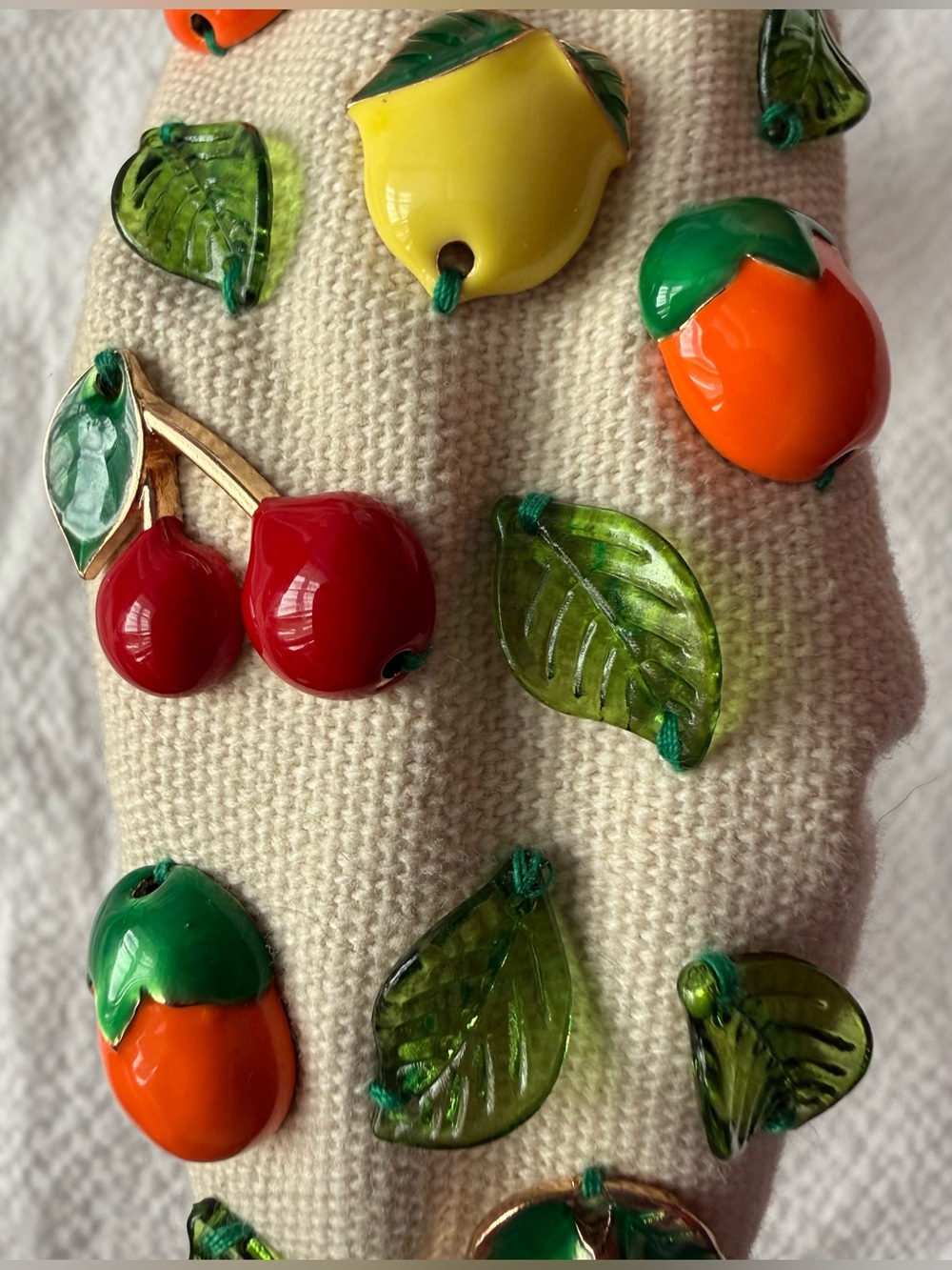 Lele Sadoughi Fruit Salad Knotted Headband - Picture 3 of 12